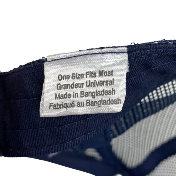 Bass Pro Shops Navy Blue Printed Logo Trucker Mesh Hat Snapback Closure NEW - Picture 9 of 9